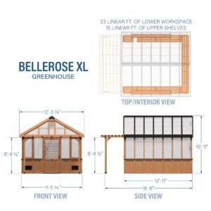 13x11 Bellerose XL Greenhouse - Image 2