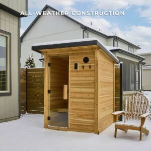 Henley Outdoor Cabin Sauna – 2-4 Person - Image 6