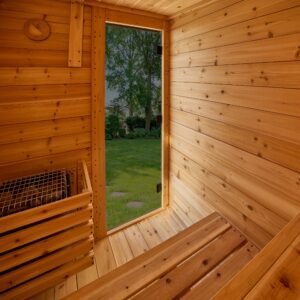 Bennett Outdoor Cabin Sauna – 2-4 Person - Image 9