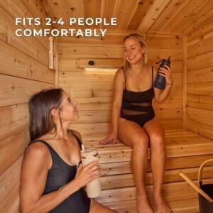 Bennett Outdoor Cabin Sauna – 2-4 Person - Image 8