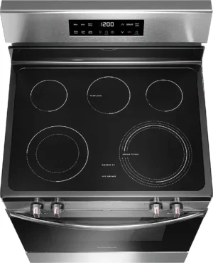 Frigidaire FCRE3062AS 30-inch Freestanding Electric Range with EvenTemp, Stainless Steel - Image 8