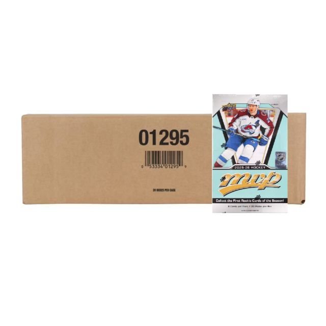 2025-26 Upper Deck MVP Hockey Hobby 20-Box Case