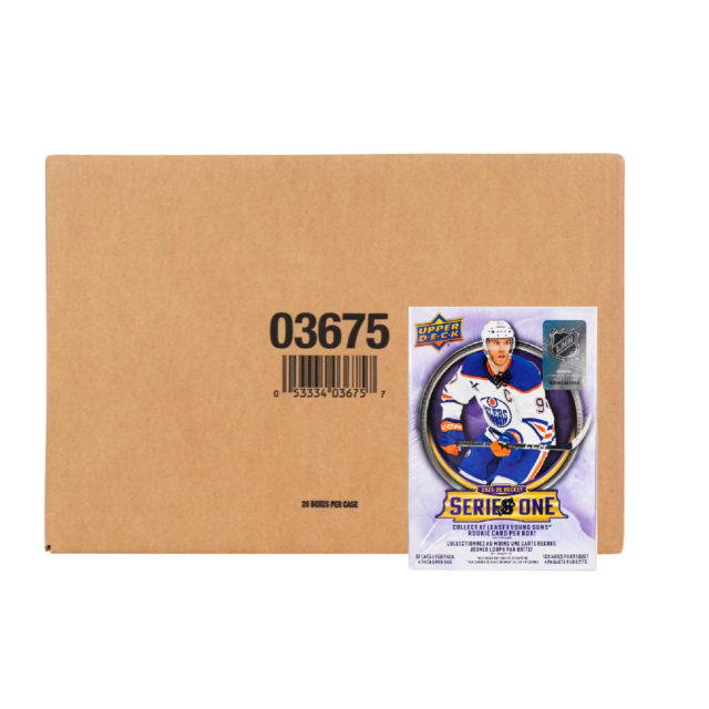 2025-26 Upper Deck Series 1 Hockey Blaster 20-Box Case