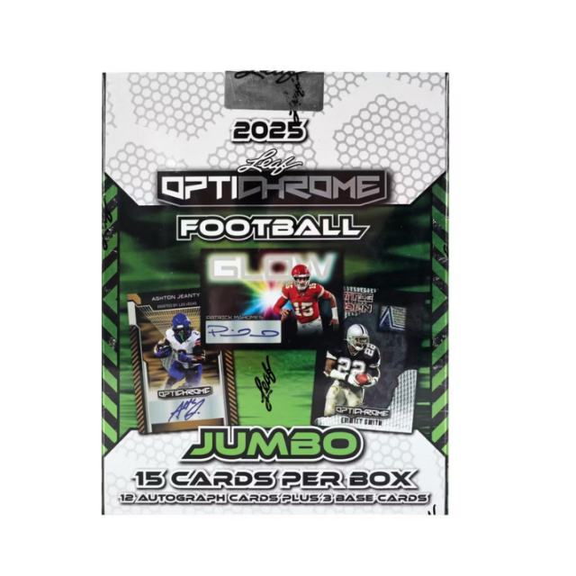 2025 Leaf Optichrome Football Jumbo Box