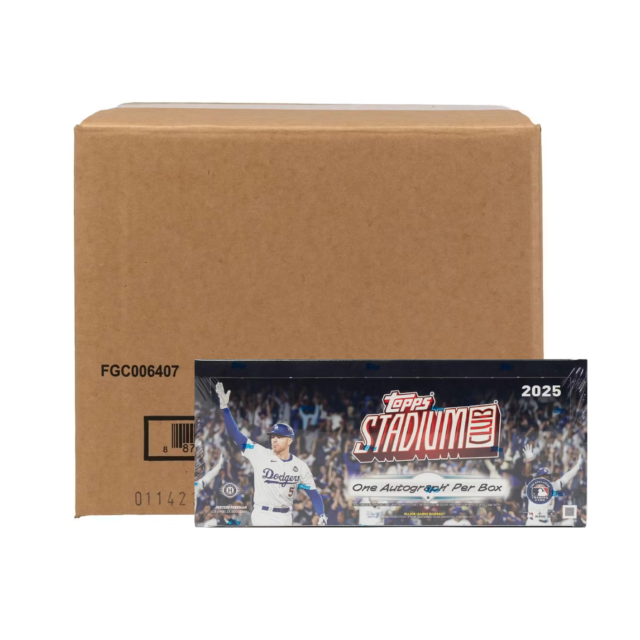 2025 Topps Stadium Club Baseball Hobby 16-Box Case