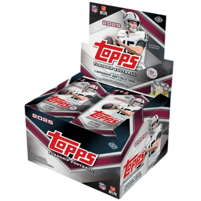 2026 Topps Flagship Football Jumbo 6 Box Case