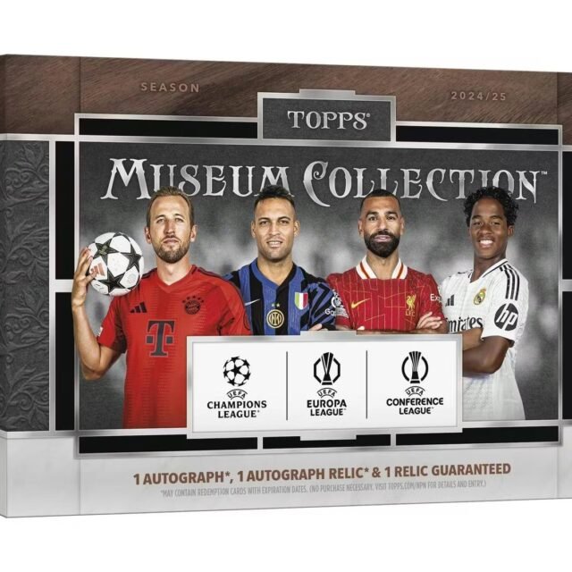 2024-25 Topps Museum Collection UEFA Club Competitions Soccer Hobby Box