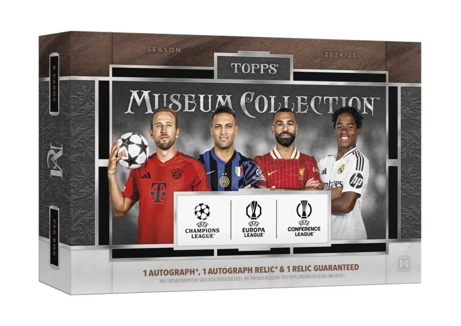 2024-25 Topps Museum Collection UEFA Club Competitions Soccer Hobby Box