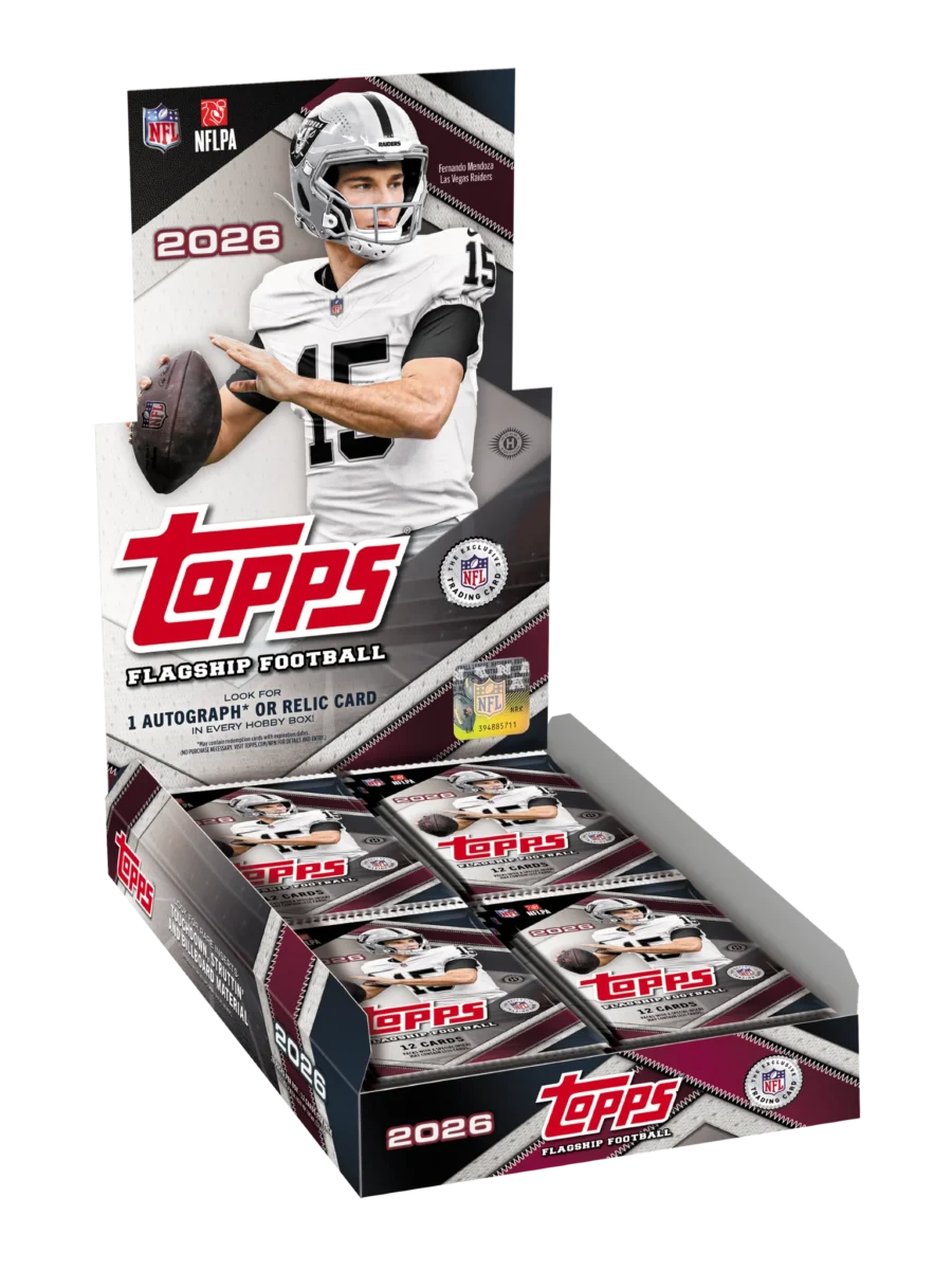 2026 Topps Flagship Football Hobby 12 Box Case