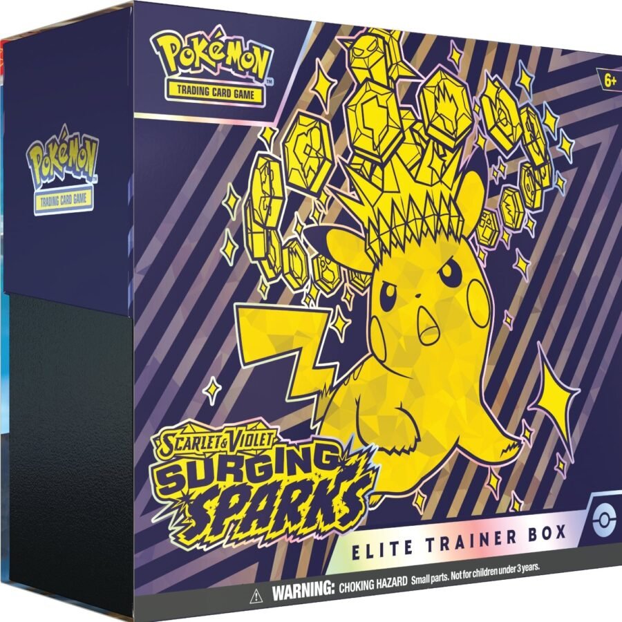 Pokemon TCG: Scarlet & Violet – Surging Sparks Elite Trainer Box