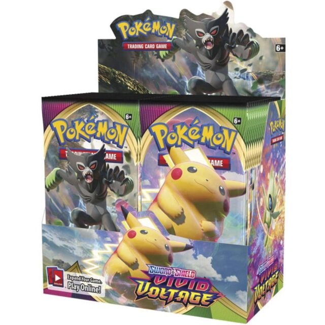 Pokemon TCG: Sword & Shield – Vivid Voltage Booster Box – 36 Packs