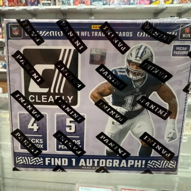 2023 Panini Clearly Donruss Football HOBBY BOX Look for DTs Factory Sealed F/S