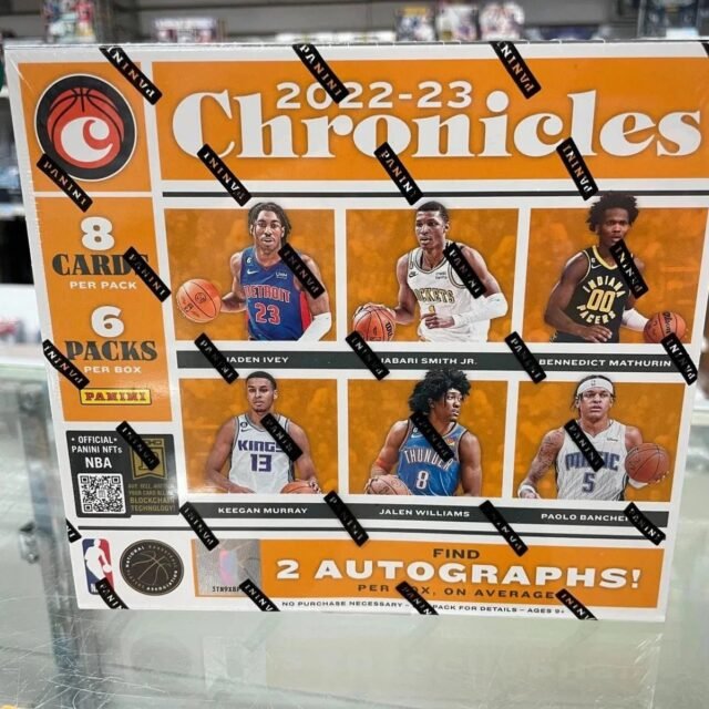 2022-23 Panini Chronicles Basketball HOBBY BOX 2 Autographs Factory Sealed F/S
