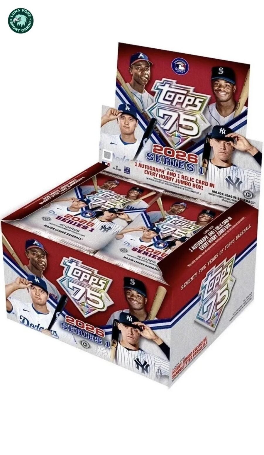 2026 Topps Series 1 Baseball Factory Sealed Hobby JUMBO Box – PRESALE