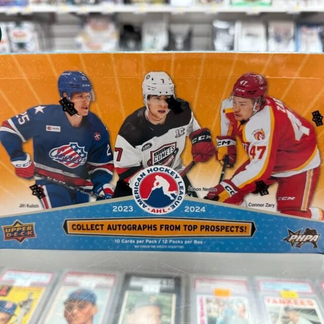 2023-24 Upper Deck AHL Hockey HOBBY BOX Look for Autographs Factory Sealed
